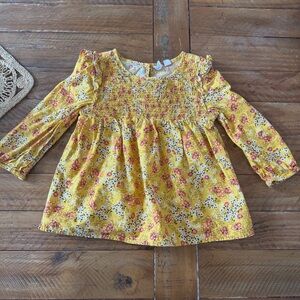 GAP Yellow Floral Kids Top